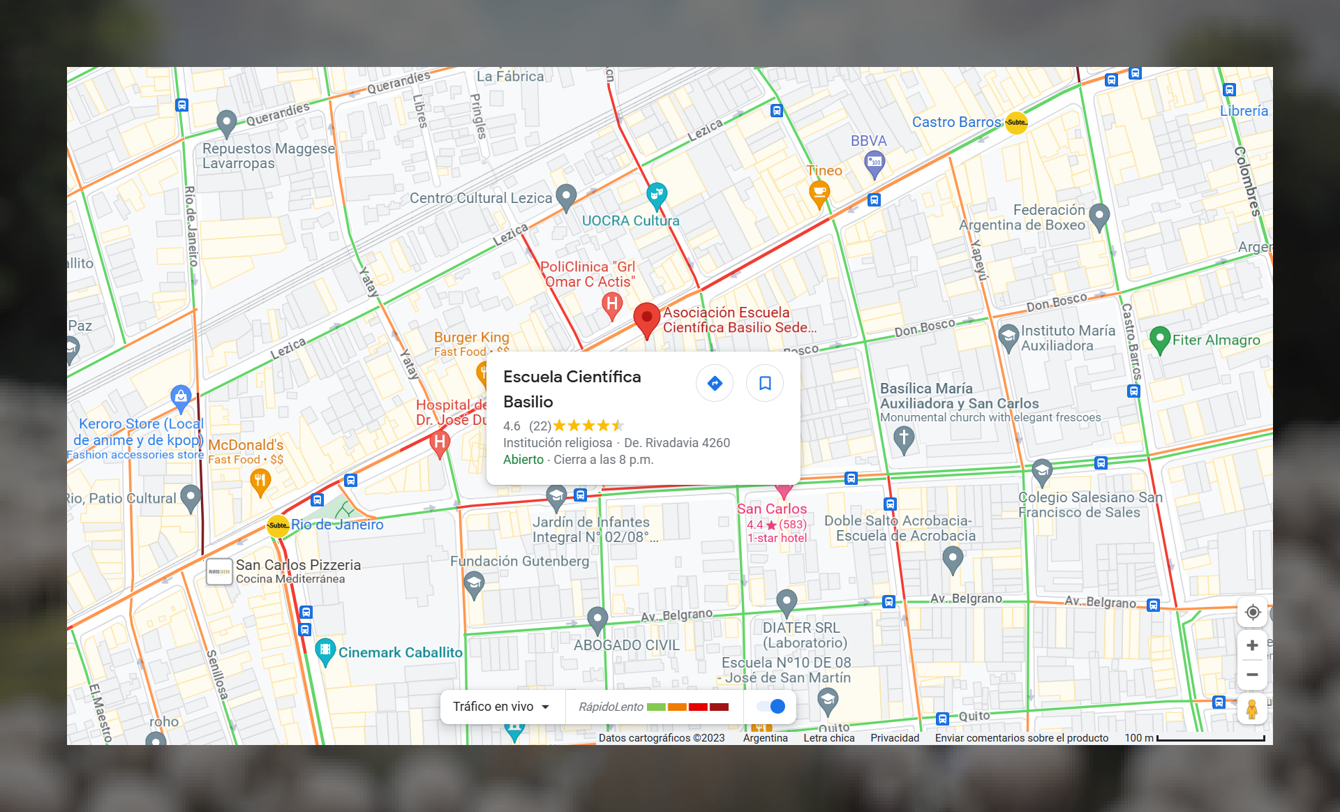 Mapa de Google Maps